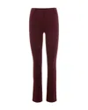 Patrizia Pepe Button-fastening Straight Trousers In Brown