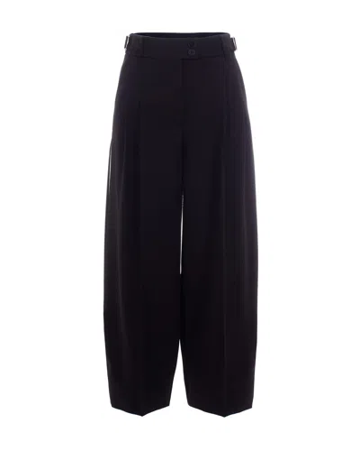 Patrizia Pepe Pantalone Inseriti In Raso In Black