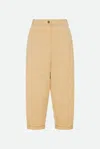 Patrizia Pepe Pantalone Ocra In Giallo
