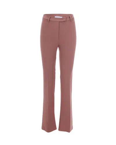 Patrizia Pepe Pantalone Slim Terracotta In Pink