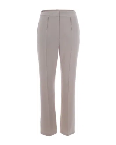 Patrizia Pepe Pantalone Slim Viscosa In White