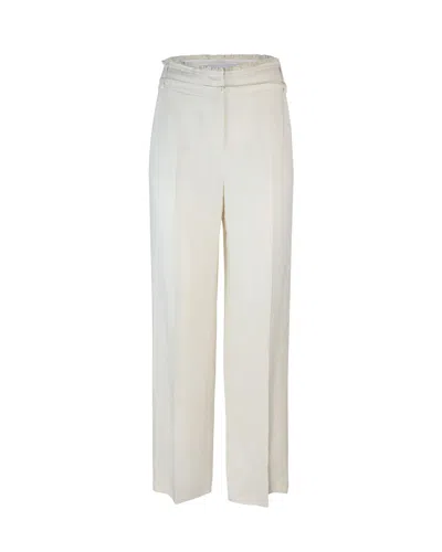 Patrizia Pepe Pantaloni Regular Fit In Viscosa Essential In B823