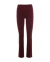 Patrizia Pepe Button-fastening Straight Trousers In Brown