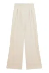 Patrizia Pepe Light Beige Tailored Pants In Beige