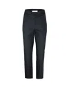 Patrizia Pepe Pleated Zipper Casual Pants In Black