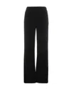 Patrizia Pepe Pantalone A Palazzo Con Cintura Nero In Black