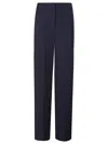 Patrizia Pepe Navy Blue Trousers In Polyester In Blue