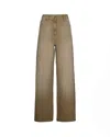 Patrizia Pepe Jeans A Vita Bassa Beige In Multi