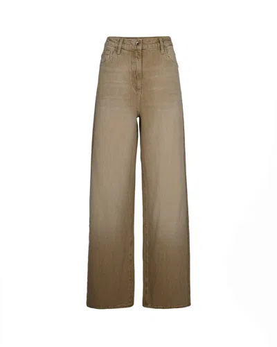 Patrizia Pepe Five-pockets Jeans In Brown