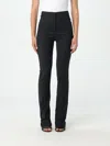 Patrizia Pepe Zip-fly Flared Trousers In Black