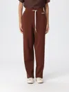 Patrizia Pepe Drawstring-waist Track Pants In Brown