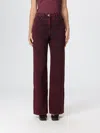 Patrizia Pepe Pants  Woman Color Red In Brown
