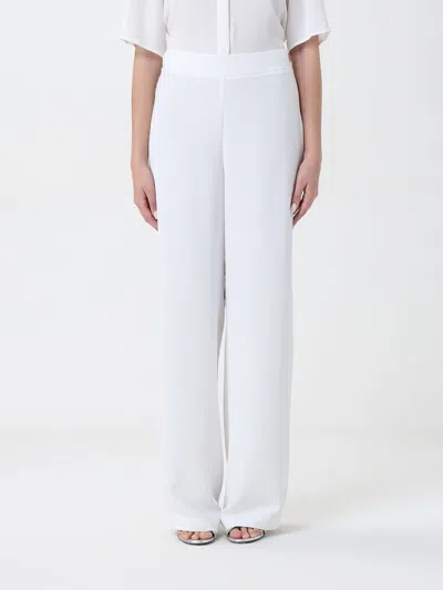 Patrizia Pepe Dart-detail Textured Palazzo Pants In Weiss
