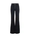 Patrizia Pepe Belted Flared Trousers In Pink