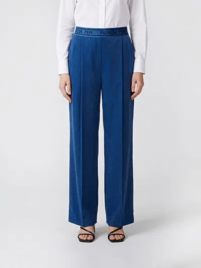 Patrizia Pepe Pants  Woman Color Blue