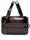 Patrizia Pepe Patent-leather Tote Bag In Red
