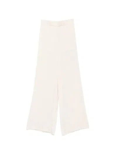 Patrizia Pepe Elastic-waist Pants In Pink