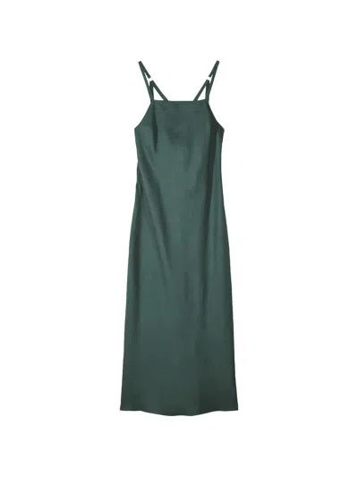 Patrizia Pepe Sleeveless Midi Dress In Green
