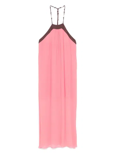 Patrizia Pepe Two-tone Midi Dress