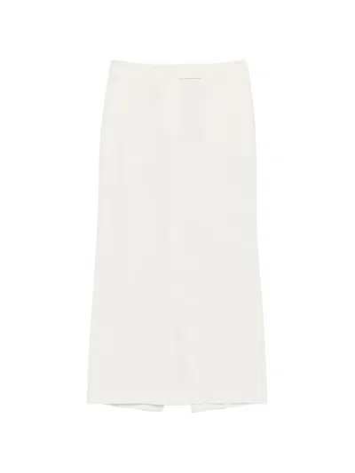 Patrizia Pepe White Midi Skirt