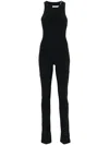 Patrizia Pepe Piercing-detail Jumpsuit In Black