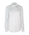 PATRIZIA PEPE PIERCING-DETAIL SHIRT