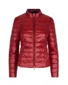 Patrizia Pepe Zip-front Puffer Jacket In Red