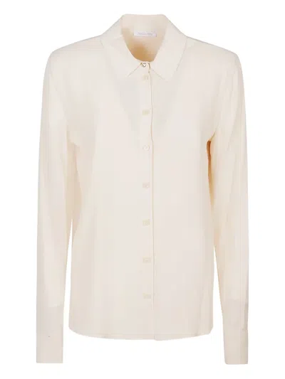 PATRIZIA PEPE PLEATED-DETAIL SHIRT