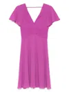 PATRIZIA PEPE PLEATED MINI DRESS