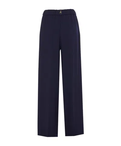 Patrizia Pepe Pleated Wide-leg Trousers In Multi