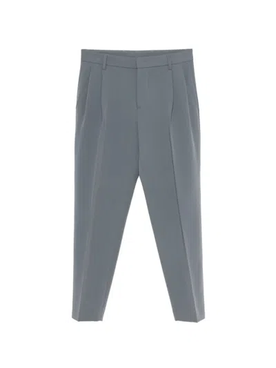 Patrizia Pepe Pleated-detail Trousers In Gray
