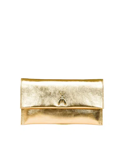 Patrizia Pepe Pochette Fly Solar Gold