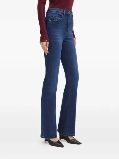 Patrizia Pepe Pocket-detail Jeans In Blue