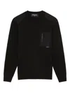 Patrizia Pepe Pocket-patch Sweaters In Black