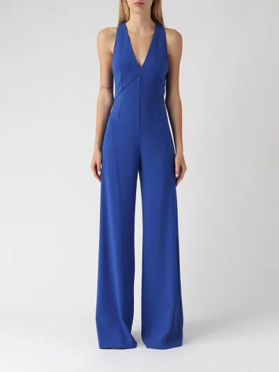 Patrizia Pepe Poliester Jump Suit In Royal