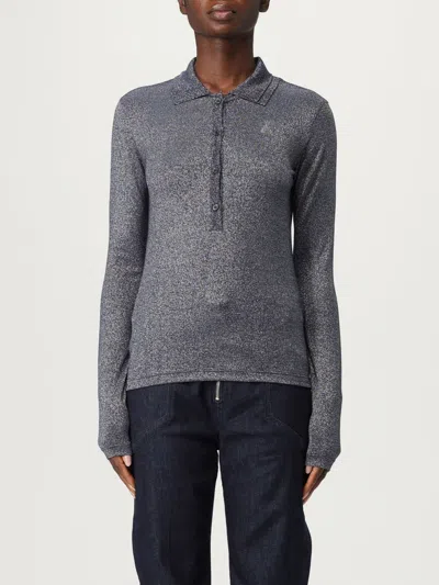Patrizia Pepe Polo Shirt  Woman Color Blue In Gray