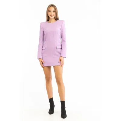 Patrizia Pepe Polyester Casual Women's Dress In Purple