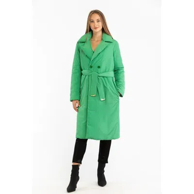 Patrizia Pepe Polyester Women's Parka In Green