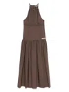 PATRIZIA PEPE POPLIN MIDI DRESS
