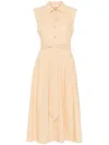 PATRIZIA PEPE POPLIN MIDI DRESS