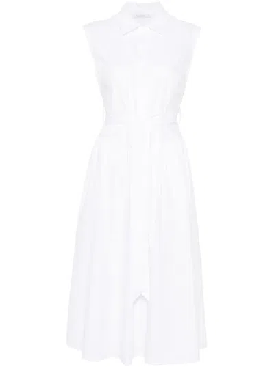 PATRIZIA PEPE POPLIN MIDI DRESS