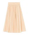 Patrizia Pepe Poplin Midi Skirt