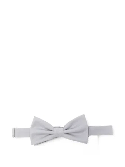 Patrizia Pepe Pre-tied Bow Tie In Gray