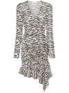 Patrizia Pepe Printed Mini Dress In Multi