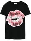 Patrizia Pepe Printed T-shirt In 黑色