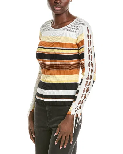 Patrizia Pepe Pullover In Orange