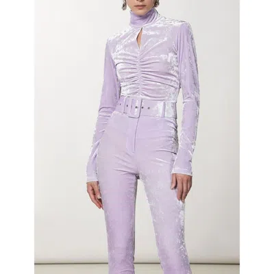 Patrizia Pepe Purple Polyester Tank Tops