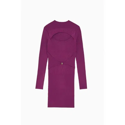 Patrizia Pepe Purple Viscose Casual Women's Dress