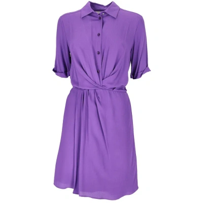 Patrizia Pepe Purple Viscose Dress