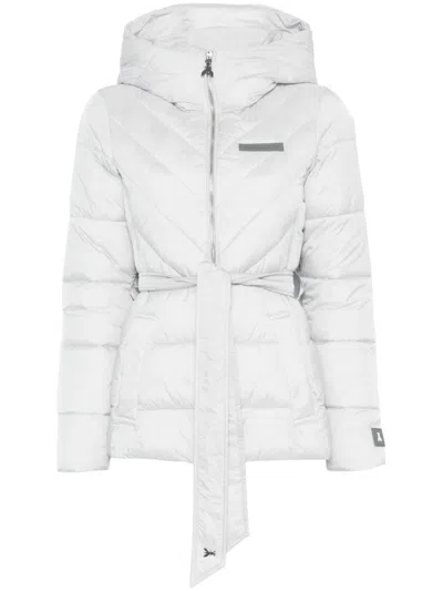 Patrizia Pepe Quilted Coat In Grey